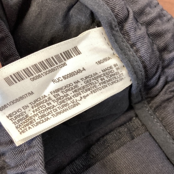 Zara Origins Black Straight Leg Drawstring Pants Mens 31 - Picture 4 of 7